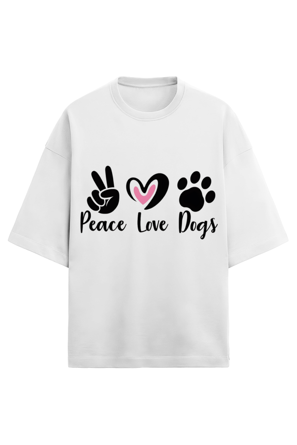 DOG (LOVE)-Terry Oversized T-Shirt