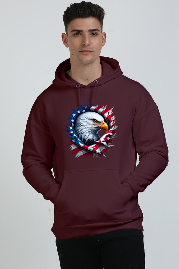 EAGLE Cozy Oversized Hoodie with Customizable Printing